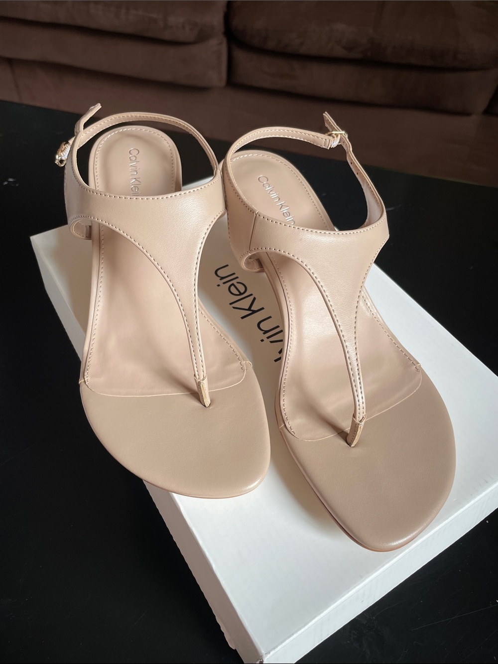 Calvin Klein Portia Thong Dress Sandals